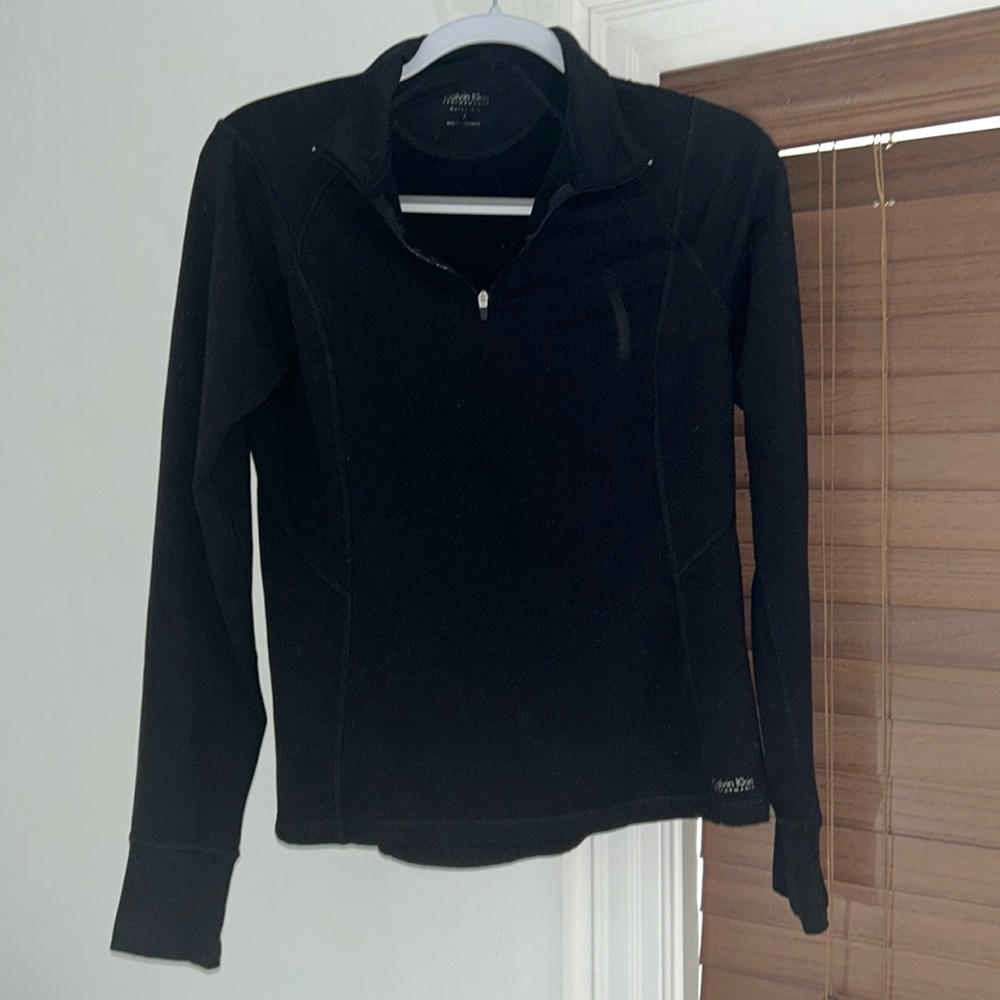 Calvin Klein performance quick dry black long sleeve